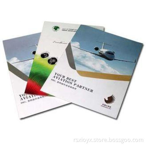 office Business presentation hardcover pocket folder , AI /